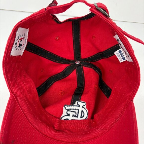 Fan Favorite St. Louis Cardinals Mens Red Adjustable Baseball Cap Strapback - Picture 5 of 9